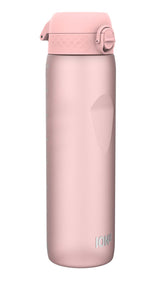 ION8 Leak Proof 1 litre Water Bottle, Recyclon, Rose Quartz, 1L