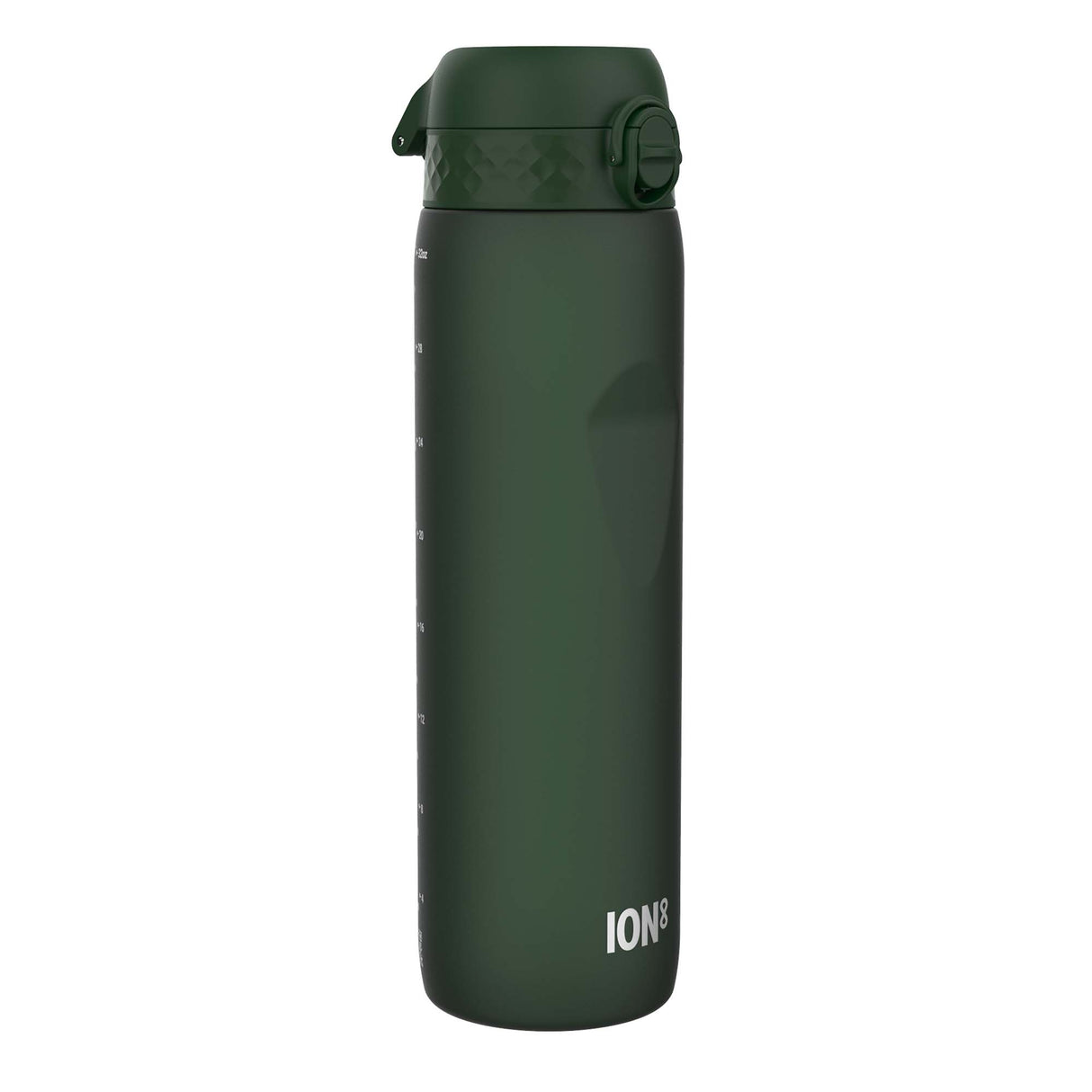 ION8 Leak Proof 1 litre Water Bottle, Recyclon, Dark Green, 1L