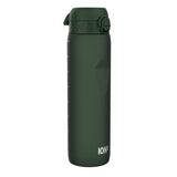 ION8 Leak Proof 1 litre Water Bottle, Recyclon, Dark Green, 1L