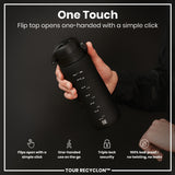 ION8 Bottle, Recyclon, Black, 750ml