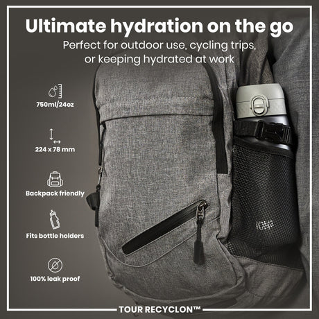 ION8 Bottle, Recyclon, Grey, 750ml