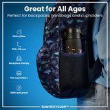 ION8 Leak Proof Slim Water Bottle, Recyclon, Spaceships, 500ml (18oz)
