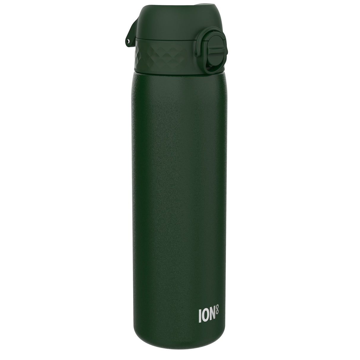ION8 Leak Proof Slim Water Bottle, Stainless Steel, Dark Green, 600ml (20oz)