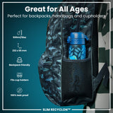 ION8 Leak Proof Slim Water Bottle, Recyclon, Dinosaurs, 500ml (18oz)