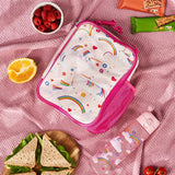 ION8 Kids Lunch Bag, Insulated, Unicorn Rainbows, Medium