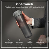 ION8 Leak Proof 1 litre Water Bottle, Recyclon, Grey, 1L
