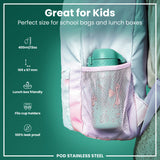 ION8 Leak Proof Kids Water Bottle, Stainless Steel, Egg to Dragon, 400ml (13oz)
