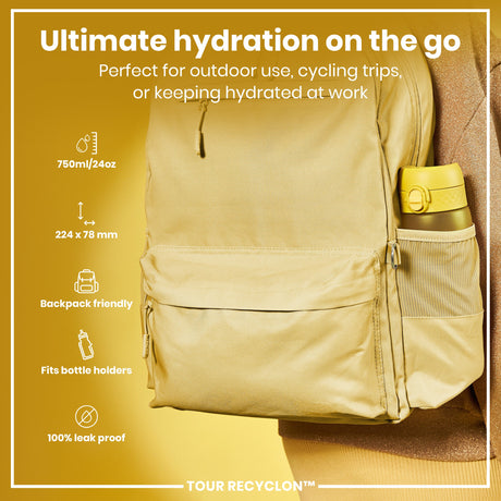 ION8 Bottle, Recyclon, Yellow, 750ml