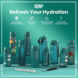 ION8 Leak Proof Kids Water Bottle, Recyclon, Shark, 350ml (12oz)