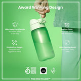 ION8 Leak Proof Kids Water Bottle, Recyclon, Surf Green, 350ml (12oz)