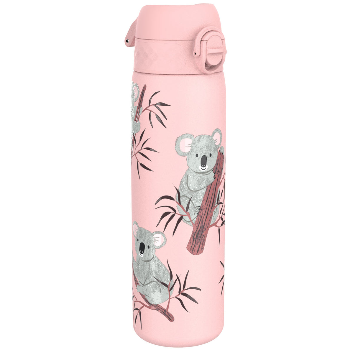 ION8 Leak Proof Slim Thermal Steel Water Bottle, Insulated, Koala, 500ml (17oz)