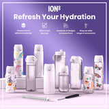ION8 Leak Proof Thermal Steel Water Bottle, Insulated Steel, Unicorns, 320ml (11oz)