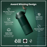ION8 HotShot Leak Proof Insulated Cup, Travel Mug, Dark Green, 360ml (12oz)