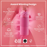 ION8 HotShot Leak Proof Insulated Cup, Travel Mug, Rose Bloom, 360ml (12oz)