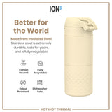 ION8 HotShot Leak Proof Insulated Cup, Travel Mug, Tuberose, 360ml (12oz)