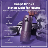 ION8 HotShot Leak Proof Insulated Cup, Travel Mug, Blackberry, 360ml (12oz)