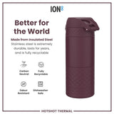 ION8 HotShot Leak Proof Insulated Cup, Travel Mug, Blackberry, 360ml (12oz)