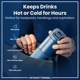 ION8 HotShot Leak Proof Insulated Cup, Travel Mug, Ash Navy, 360ml (12oz)