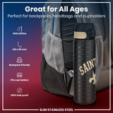 ION8 Leak Proof NFL Water Bottle, Stainless Steel, New Orleans Saints, 600ml (20oz)