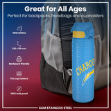 ION8 Leak Proof NFL Water Bottle, Stainless Steel, Los Angeles Chargers, 600ml (20oz)