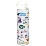 ION8 Leak Proof NFL Water Bottle, Recyclon, Multi Teams, 500ml (18oz)