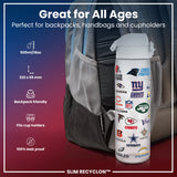 ION8 Leak Proof NFL Water Bottle, Recyclon, Multi Teams, 500ml (18oz)