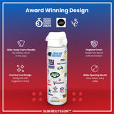 ION8 Leak Proof NFL Water Bottle, Recyclon, Multi Teams, 500ml (18oz)