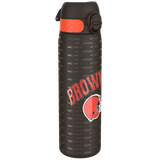 ION8 Leak Proof NFL Water Bottle, Stainless Steel, Cleveland Browns, 600ml (20oz)