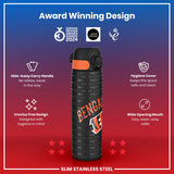 ION8 Leak Proof NFL Water Bottle, Stainless Steel, Cincinnati Bengals, 600ml (20oz)