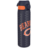 ION8 Leak Proof NFL Water Bottle, Stainless Steel, Chicago Bears, 600ml (20oz)