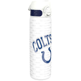 ION8 Leak Proof NFL Water Bottle, Stainless Steel, Indianapolis Colts, 600ml (20oz)