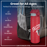 ION8 Leak Proof NFL Water Bottle, Stainless Steel, Atlanta Falcons, 600ml (20oz)
