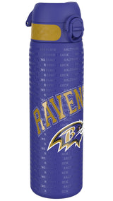 ION8 Leak Proof NFL Water Bottle, Stainless Steel, Baltimore Ravens, 600ml (20oz)
