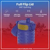 ION8 Leak Proof NFL Water Bottle, Stainless Steel, Baltimore Ravens, 600ml (20oz)