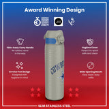 ION8 Leak Proof NFL Water Bottle, Stainless Steel, Dallas Cowboys, 600ml (20oz)