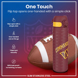 ION8 Leak Proof NFL Water Bottle, Stainless Steel, Washington Commanders, 600ml (20oz)