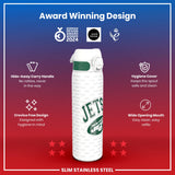ION8 Leak Proof NFL Water Bottle, New York Jets, 600ml (20oz)