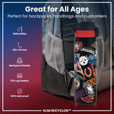 ION8 Leak Proof NFL Water Bottle, Recyclon, Patch Logos, 500ml (18oz)