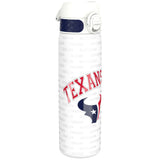 ION8 Leak Proof NFL Water Bottle, Stainless Steel, Houston Texans, 600ml (20oz)