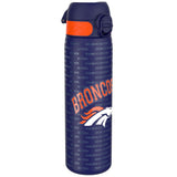ION8 Leak Proof NFL Water Bottle, Stainless Steel, Denver Broncos, 600ml (20oz)