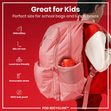 ION8 Leak Proof Small Water Bottle With Straw, Recyclon, Red, 350ml (12oz)