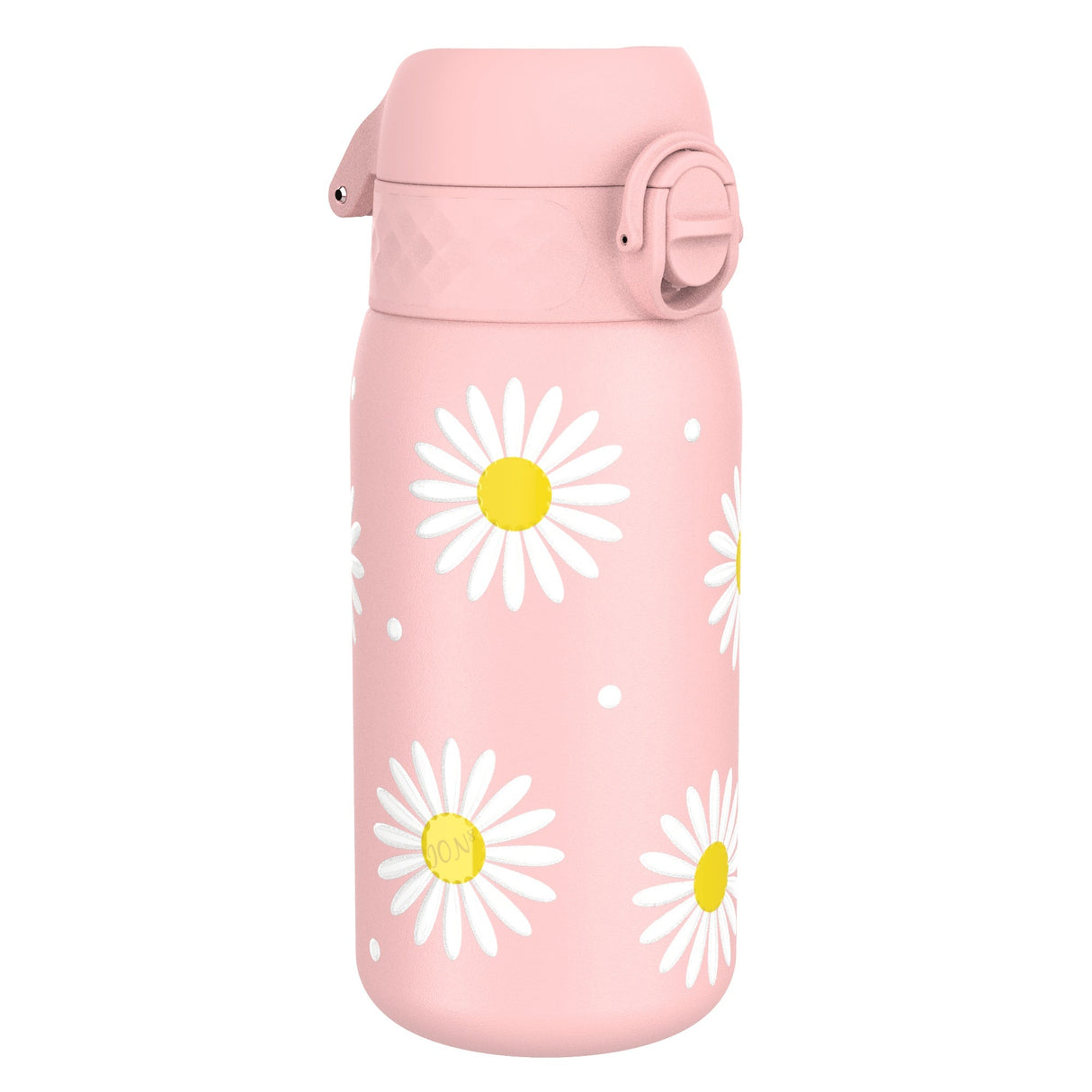 ION8 Leak Proof Kids Water Bottle, Stainless Steel, Daisies, 400ml (13oz)