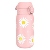 ION8 Leak Proof Kids Water Bottle, Stainless Steel, Daisies, 400ml (13oz)