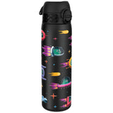 ION8 Leak Proof Slim Water Bottle, Stainless Steel, Spaceships, 600ml (20oz)