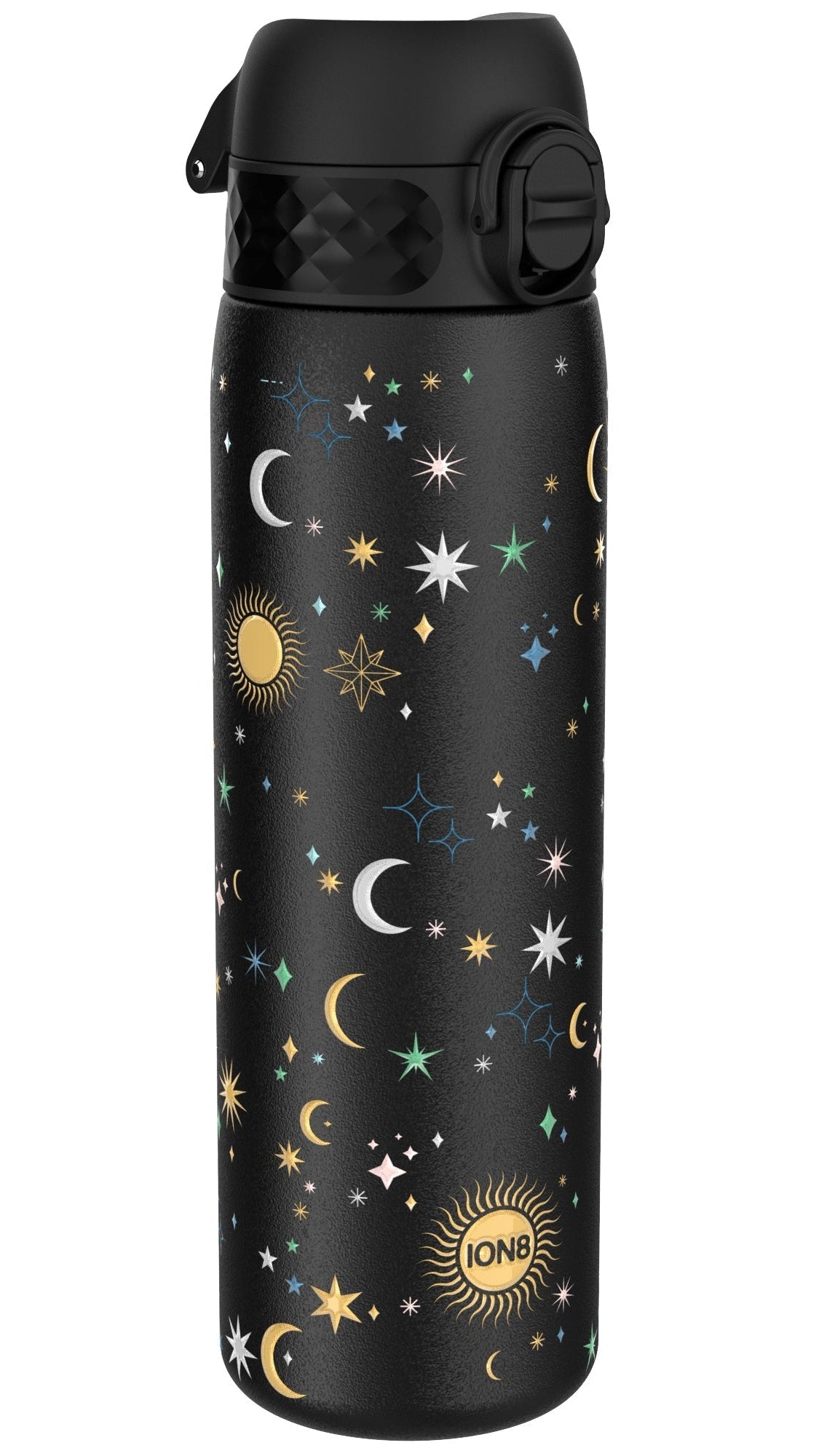 ION8 Leak Proof Slim Water Bottle, Stainless Steel, Celestial, 600ml (20oz)