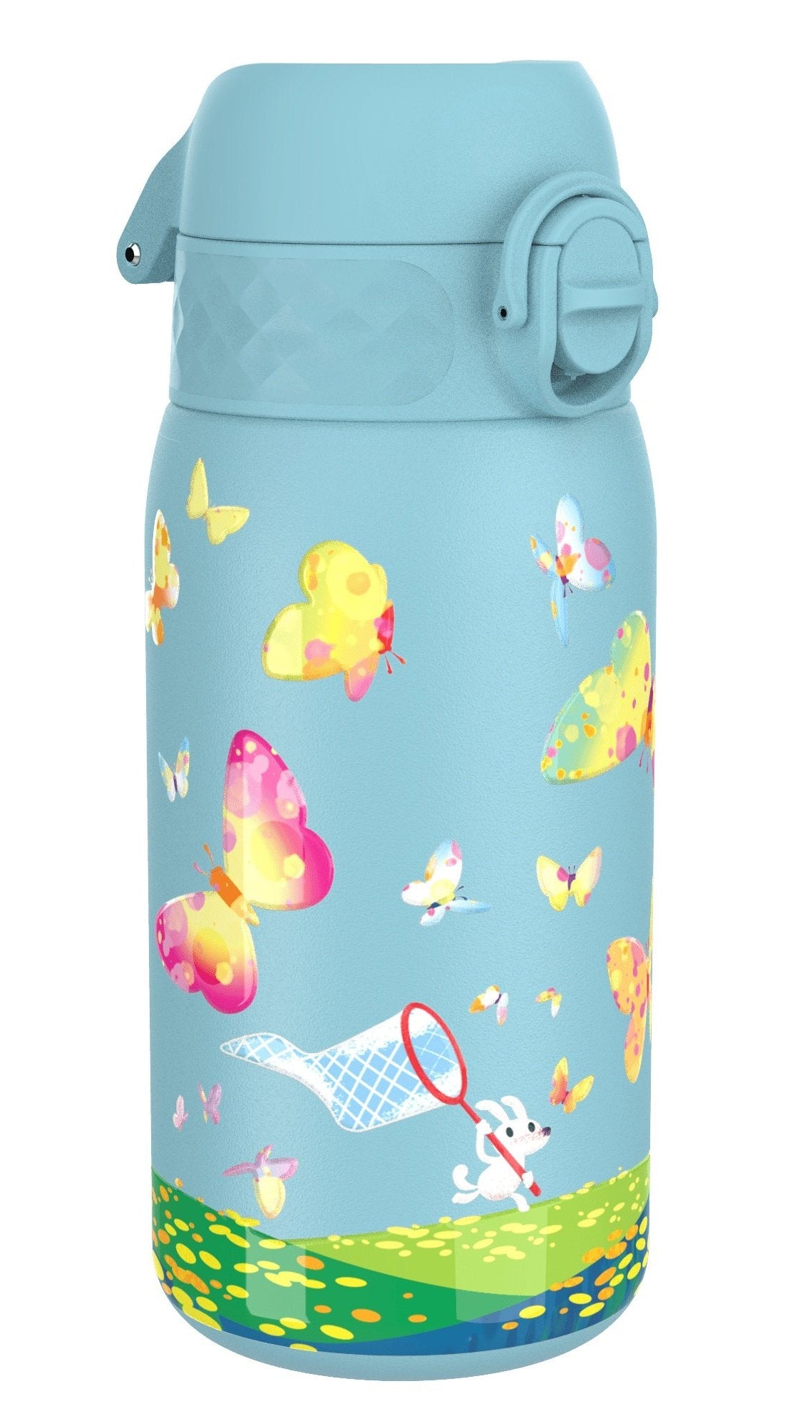 ION8 Leak Proof Thermal Steel Water Bottle, Insulated, Butterfly Catcher, 320ml (11oz)
