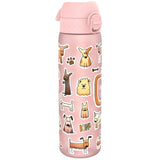 ION8 Leak Proof Slim Water Bottle, Recyclon, Dogs, 500ml (18oz)