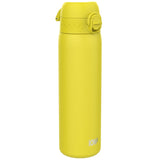 ION8 Leak Proof Slim Water Bottle, Stainless Steel, Yellow, 600ml (20oz)