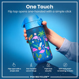 ION8 Leak Proof Kids Water Bottle, Recyclon, Flamingos, 350ml (12oz)