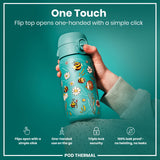 ION8 Leak Proof Thermal Steel Water Bottle, Insulated, Bees, 320ml (11oz)
